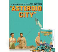 Puzzle da 1000 pezzi con locandina del film Asteroid City per adolescenti, stimolante per la mente, rilassante, evasione, taglio premium, regalo per le vacanze (38x26cm)