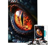 Puzzle da 1000 pezzi con l'occhio del drago gioco rilassante giocattolo avvincente per coltivare la pazienza ottimo regalo di compleanno (dimensioni 38x26cm)