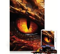 Puzzle da 1000 pezzi con l'occhio del drago rosso per adulti, gioco intelligente e rilassante, con un motivo divertente da assemblare, un regalo prezioso (50x75cm)