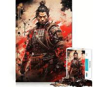 Puzzle da 1000 pezzi con l'opera d'arte graffiti del guerriero Tomoe per adolescenti stimola la memoria, rilassante e divertente, con bordi precisi Un regalo pensato con cura 38x26cm