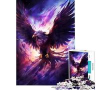 Puzzle da 1000 pezzi con l'uccello mistico della fenice gioco rilassante sfida per l'intelligenza e la mente giocattolo avvincente regalo per donne e uomini gara di velocità manuale (38x52cm)