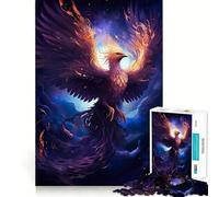 Puzzle da 1000 pezzi con l'uccello mistico della fenice per adulti, gioco di logica e rilassamento, bordi affilati, regalo di alta qualità (38x52cm)