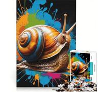 Puzzle da 1000 pezzi con lumaca psichedelica gioco interattivo regalo di compleanno compleanno e Natale 50x75cm