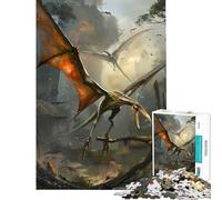 Puzzle da 1000 pezzi con maestosi pterodattili sfida impegnativa da completare decorazione perfetta gioco rompicapo per ragazzi dai 14 anni in su 50x75cm