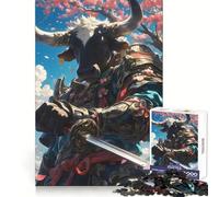 Puzzle da 1000 pezzi con mandria di samurai delle Highlands, ideale per ragazzi, gioco di logica e abilità, rilassante e divertente, con tagli precisi, regalo perfetto (38x26cm)