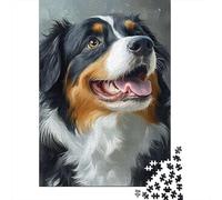 Puzzle da 1000 pezzi con mastino tibetano, difficoltà per adulti, rafforza le relazioni tra i membri della famiglia, 1000 pezzi (75 x 50 cm)