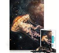 Puzzle da 1000 pezzi con meduse celestiali,gioco di squadra perfetto,attività per la mente,divertente e rilassante,regalo di Natale (50x75cm)