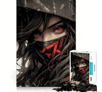 Puzzle da 1000 pezzi con misteriosa ragazza ninja per adolescenti, ideale per migliorare la memoria, rilassante e divertente, con un design elegante da assemblare (38x52cm)