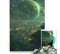 Puzzle da 1000 pezzi con mondi diversi e pianeti gemelli, gioco rilassante, interazione genitore-figlio, regalo per amici e familiari 38x26cm
