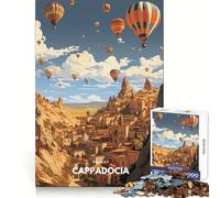 Puzzle da 1000 pezzi con mongolfiere della Cappadocia per adolescenti: stimola il pensiero strategico, favorisce la calma e favorisce la distrazione Incastro preciso Regalo perfetto (50x75cm)
