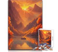 Puzzle da 1000 pezzi con montagne e valli del Giappone per adulti e adolescenti, gioco creativo di risoluzione dei problemi, idea regalo memorabile e sentita, dimensioni 38x52cm