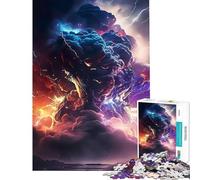 Puzzle da 1000 pezzi con motivo a tornado colorato Gioco avvincente per coltivare la pazienza rilassante che stimola l'analisi e la logica Un'opera d'arte ideale come regalo (dimensioni 38x26cm)