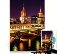 Puzzle da 1000 pezzi con motivo Berlino,taglio senza soluzione di continuità,gioco di logica,regalo,gioco casual,decorazione natalizia per la casa (38x52cm)