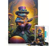Puzzle da 1000 pezzi con motivo boschivo fantasioso per ragazzi,ideale per stimolare la mente,divertimento senza spazi vuoti,incastro perfetto,svago coinvolgente per interni accoglienti (50x75cm)