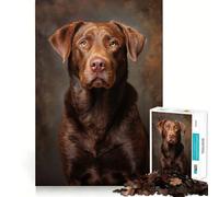 Puzzle da 1000 pezzi con motivo Chesapeake Bay Retriever,taglio preciso,divertente gioco di abilità mentale,gioco per il tempo libero,regalo festivo (50x75cm)