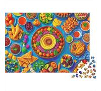 Puzzle da 1000 pezzi con motivo di frutta psichedelica e mandala, colorato e ricco di colori, ideale per giochi educativi per adulti, decorazione per la casa, perfetto per compleanni 52x38 cm.