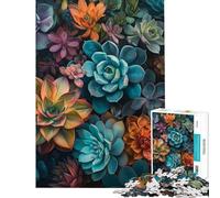 Puzzle da 1000 pezzi con motivo floreale "Sussurri" attività divertenti da fare a casa gara di velocità manuale giochi educativi per maggiori di 14 anni (38x26cm)