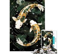 Puzzle da 1000 pezzi con motivo koi e arte Kentsugi per adolescenti ideale per compleanni Natale e divertimento in famiglia Un gioco impossibile per ragazzi dai 14 anni in su 50x75cm