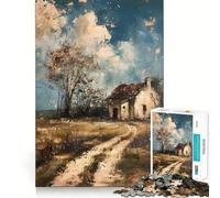 Puzzle da 1000 pezzi con motivo rustico di una baita di campagna ideale per ragazzi Migliora la memoria è un'attività rilassante e adatta a tutti i tipi di puzzle Dimensioni precise elegante e pratico