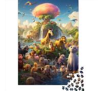 Puzzle da 1000 pezzi con motociclista fuoristrada, corsa al chiaro di luna, gioco di squadra impegnativo, alta difficoltà, cartone riciclato al 100%, decorazione per la casa, 75x50 cm/1000 pezzi