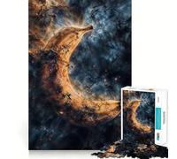 Puzzle da 1000 pezzi con nebulosa spaziale e banana per adulti e ragazzi, gioco di logica solido, divertente e silenzioso, taglio di precisione, Babbo Natale, scegli il tuo desiderio (38x52cm)