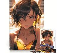 Puzzle da 1000 pezzi con nuotatrice sexy tatuata per adolescenti, stimola la memoria, divertente e silenzioso, con bordi precisi, regalo artistico 38x26cm