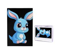 Puzzle da 1000 pezzi con occhi azzurri a forma di coniglio, puzzle personalizzato, in legno, per adulti, foto, decorazione artistica da appendere alla parete, per compleanno, matrimonio, San Valentino