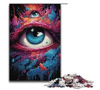 Puzzle da 1000 pezzi con occhi fantasy colorati per adulti ideale come regalo adatto per adolescenti dai 14 anni in su 1000 pezzi (38x26 cm)