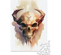 Puzzle da 1000 pezzi con orchi ad acquerello per adolescenti, regali per adulti, puzzle in legno, giochi educativi per la casa, giocattoli fai da te, 1000 pezzi (75x50 cm)