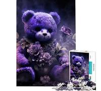 Puzzle da 1000 pezzi con orsacchiotto non morto gioco educativo e stimolante divertente e umoristico un ottimo regalo per gli amanti dei giochi (dimensioni 38x52cm)