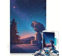 Puzzle da 1000 pezzi con osservatorio astronomico e stellato gioco rompicapo rilassante e stimolante per la mente ideale come regalo per tutta la famiglia 50x75cm