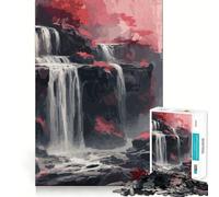 Puzzle da 1000 pezzi con paesaggi rurali ad acquerello,ideale per ragazzi,stimolante per la mente Incastri precisi,senza spazi vuoti Attività rilassante di gruppo al chiuso (38x52cm)