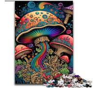 Puzzle da 1000 pezzi con paesaggio al neon, regalo per adulti, antistress, per trascorrere il tempo libero e per interagire con i genitori (26x38cm)