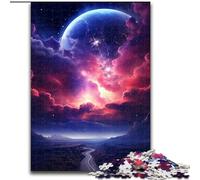 Puzzle da 1000 pezzi con paesaggio alieno al neon, realizzato in cartone, gioco rompicapo, gioco interattivo per famiglie, adatto a tutte le età(26x38cm)