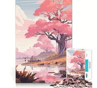 Puzzle da 1000 pezzi con paesaggio costiero primaverile per adolescenti, ideale per rafforzare la memoria, per un'esperienza rilassante e di qualità, perfetto come regalo di Babbo Natale 38x52cm