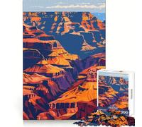 Puzzle da 1000 pezzi con paesaggio del Grand Canyon,taglio preciso,divertente sfida per la mente,gioco per il relax,regalo di Natale (38x52cm)
