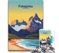 Puzzle da 1000 pezzi con paesaggio della Patagonia Argentina per adulti e adolescenti, gioco stimolante, ideale come regalo per tutta la famiglia, 75x50cm