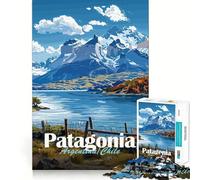 Puzzle da 1000 pezzi con paesaggio della Patagonia per ragazzi, gioco di logica, giocattolo per la casa, divertimento assicurato, taglio preciso, regalo perfetto (38x52cm)