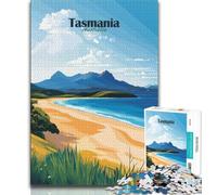 Puzzle da 1000 pezzi con paesaggio della spiaggia della Tasmania,regalo per adulti,per ammazzare il tempo durante le vacanze Ogni pezzo è unico Gioco divertente e stimolante per tutta la famiglia