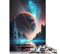 Puzzle da 1000 pezzi con paesaggio della valle dell'universo, difficoltà alta, giochi educativi, giocattoli, regali di Natale (75x50 cm)