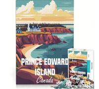 Puzzle da 1000 pezzi con paesaggio dell'Isola del Principe Edoardo gioco rompicapo rilassante regalo di compleanno regalo 38x26cm
