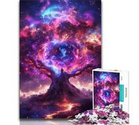 Puzzle da 1000 pezzi con paesaggio dell'universo della Via Lattea per adolescenti, antistress, sfida difficile, decorazioni e regali unici per la casa (38x26cm)