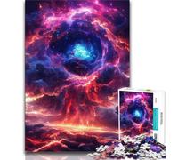 Puzzle da 1000 pezzi con paesaggio dell'universo della Via Lattea, regali per adolescenti, aiuta il cervello ad allenarsi, giocattoli avvincenti per coltivare la pazienza, ottimo regalo (38x26cm)