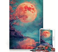 Puzzle da 1000 pezzi con paesaggio di ciliegi in fiore per adulti, ideale per il benessere mentale, il sollievo dallo stress, il divertimento e la precisione Regalo di Natale (38x26cm)