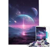 Puzzle da 1000 pezzi con paesaggio di esopianeti Un gioco avvincente per coltivare la pazienza rilassante e antistress Un'ottima idea regalo (Dimensioni 50x75cm)