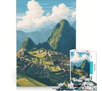 Puzzle da 1000 pezzi con paesaggio di Machu Picchu gioco rompicapo rilassante e stimolante per la mente ideale come regalo per tutta la famiglia 38x26cm