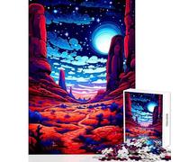 Puzzle da 1000 pezzi con paesaggio dipinto,giocattoli antistress,ottimo regalo per giochi impossibili,allena il tuo cervello e le tue mani,dimensioni 38x26cm