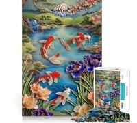 Puzzle da 1000 pezzi con paesaggio estivo giapponese per adolescenti, gioco di logica, antistress, taglio preciso, regalo artistico 38x26cm