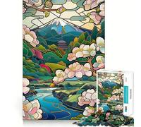 Puzzle da 1000 pezzi con paesaggio estivo giapponese per adolescenti, gioco per esercizi mentali, relax e design, ideale per la lista dei desideri di Babbo Natale 50x75cm