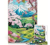 Puzzle da 1000 pezzi con paesaggio estivo giapponese per adulti e ragazzi, ideale per migliorare la memoria, rilassare la mente e creare un'attività stimolante, perfetto come regalo di Natale 50x75cm